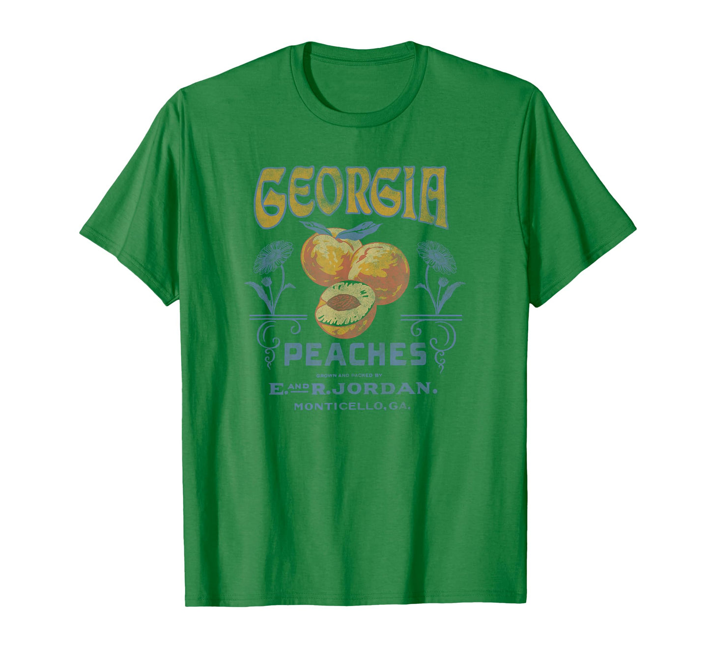 Trendy Georgia Peaches Vintage Poster T-Shirt