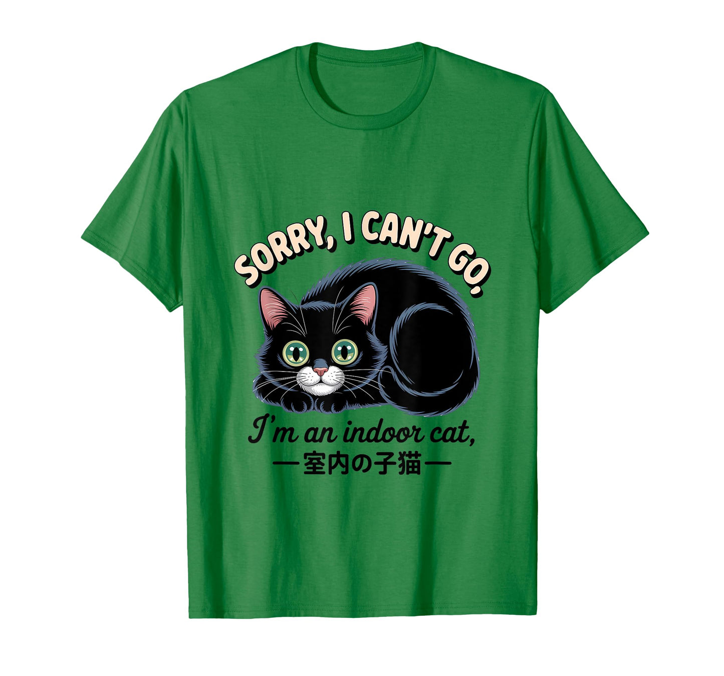 Sorry I Can’t Go I’m an Indoor Cat T-Shirt