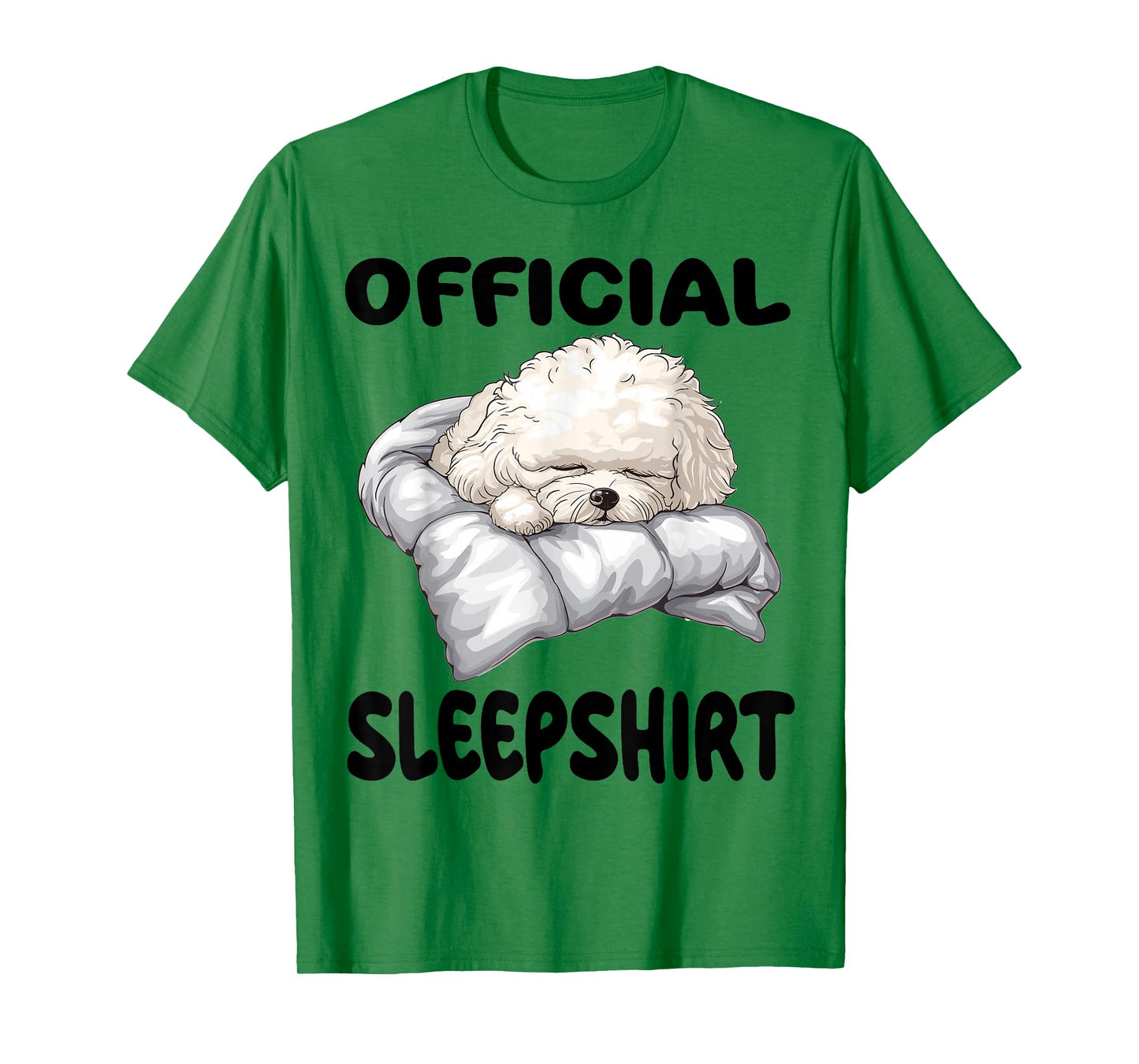 Bichon Frise Dog Official Sleepshirt Pajamas Nightgown T-Shirt