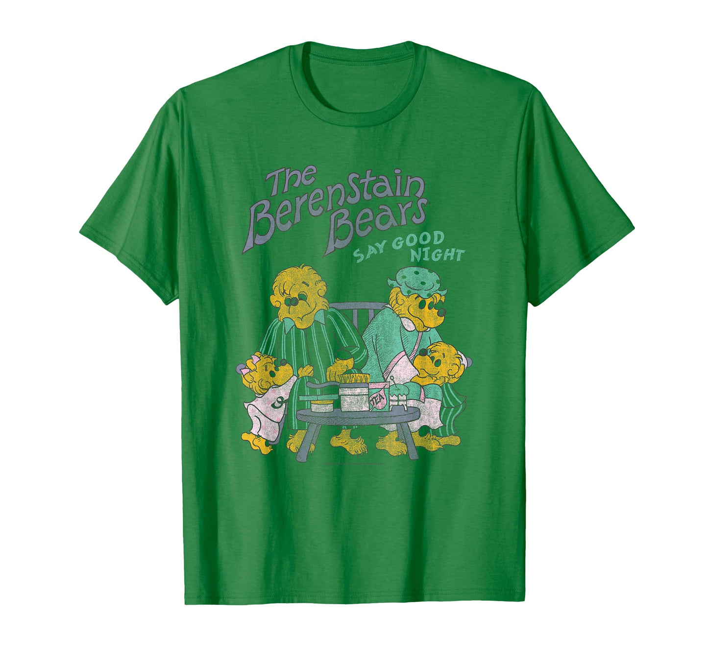 The Berenstain Bears Say Good Night Family Vintage Book T-Shirt