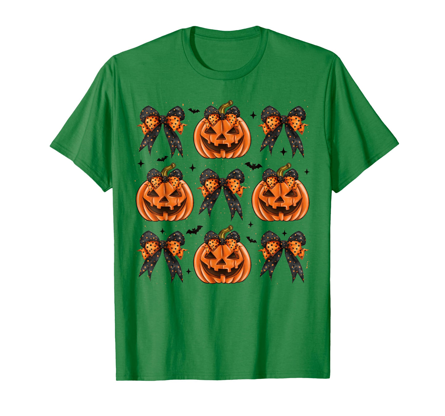 Halloween Coquette Bow Pumpkin Spooky Women Girl Costume T-Shirt