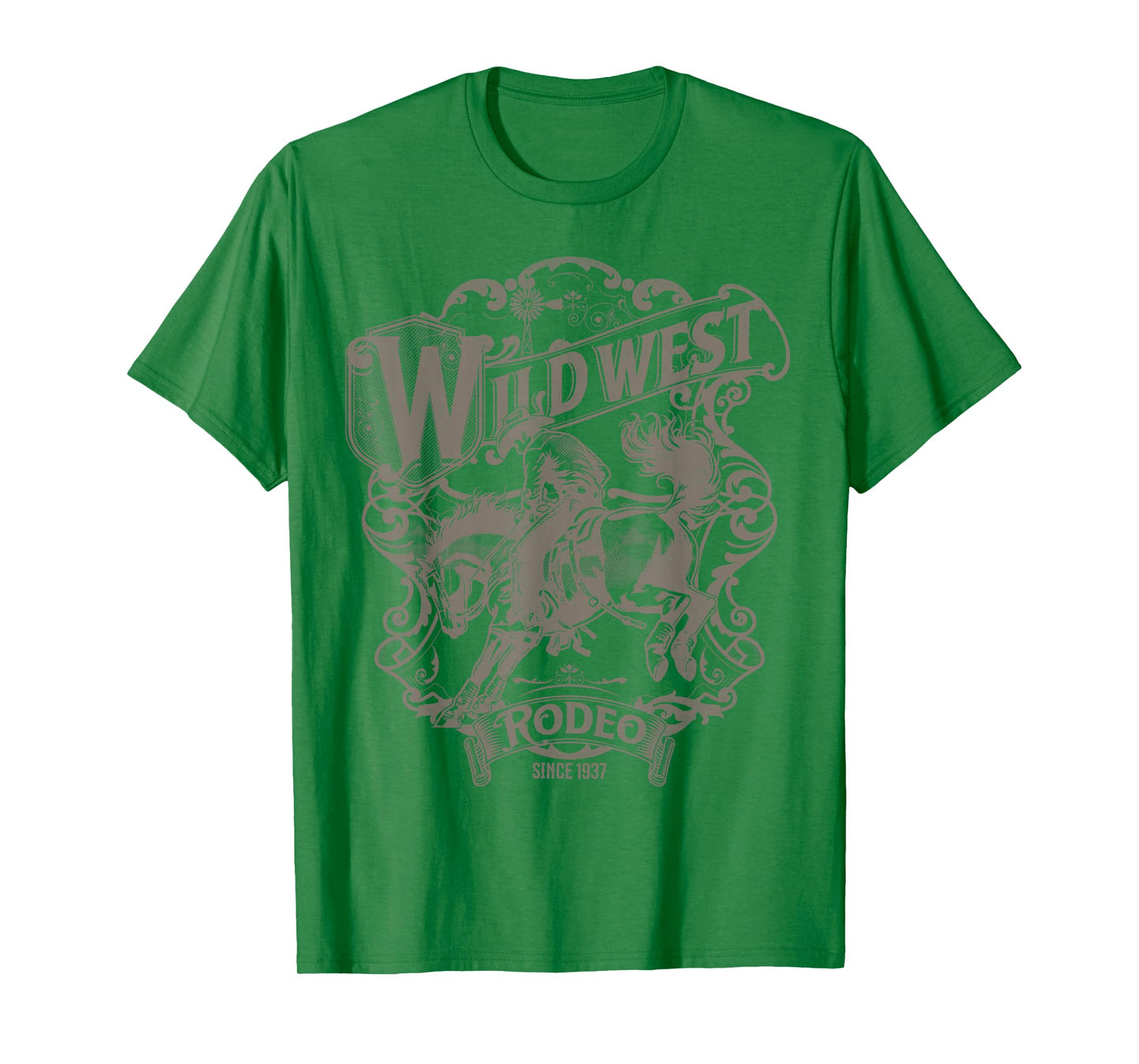 Wild West Western Cowboy Rodeo Country Music Women Men Kids T-Shirt