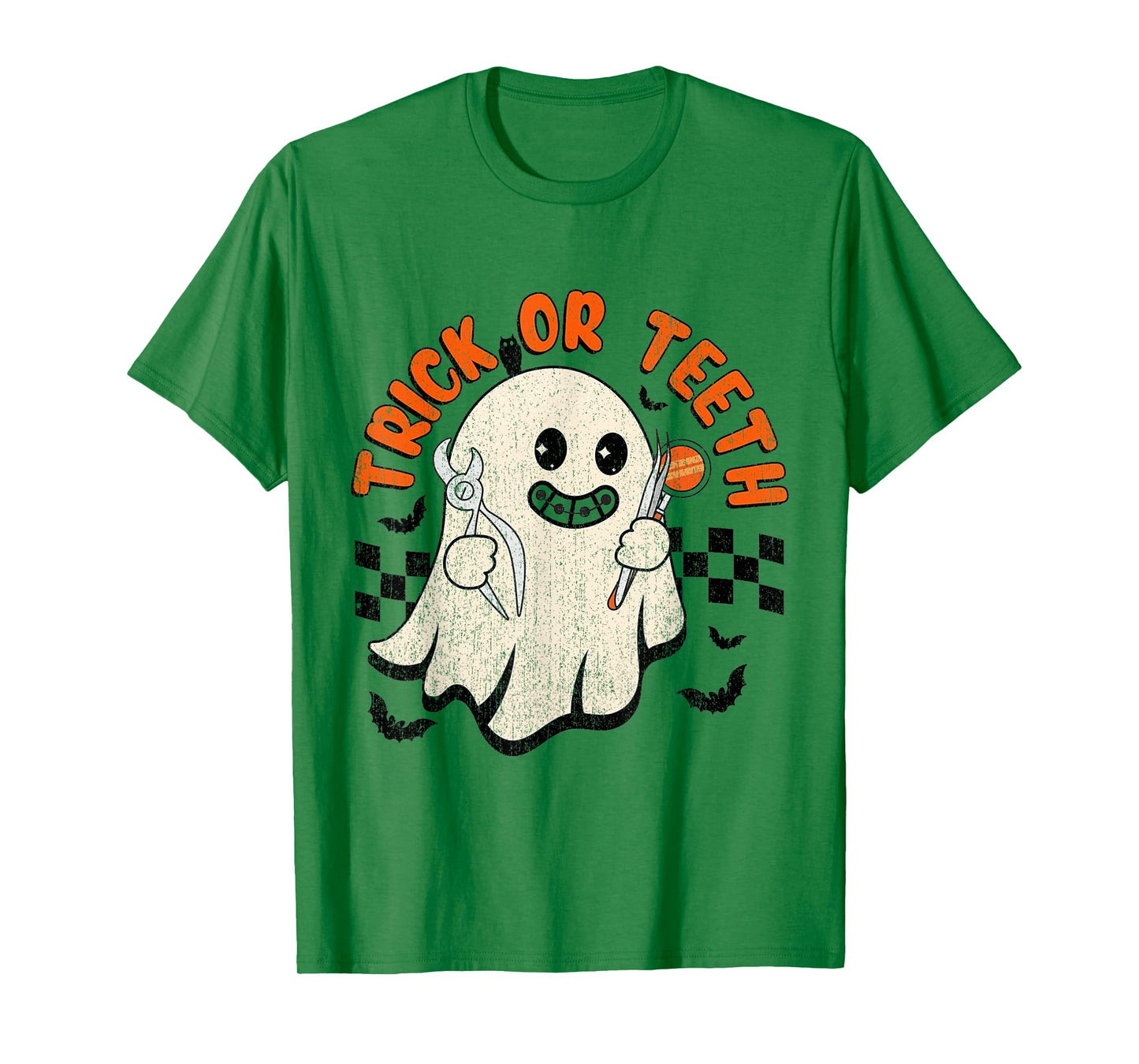 Orthodontist Halloween Trick Or Treat Dentist, Dental Assis T-Shirt