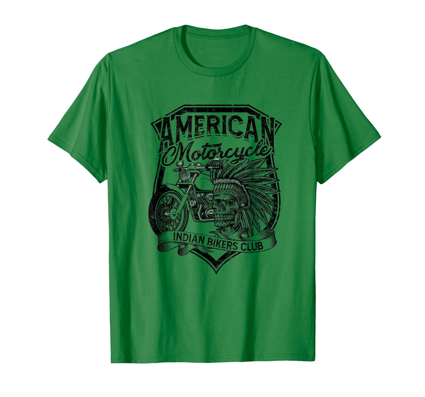 American Motorcycle Indian bikers club - Native american T-Shirt