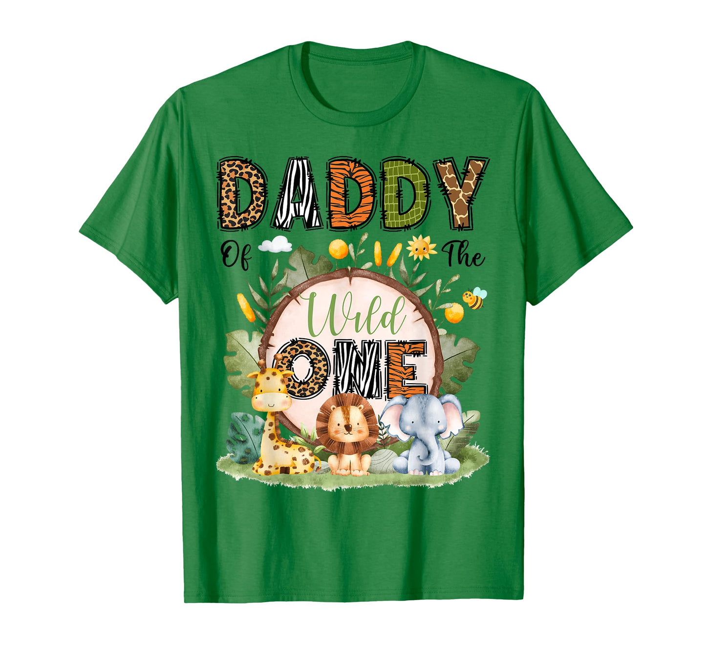 Daddy Of The Wild One 1St Birthday Boy Safari Jungle T-Shirt
