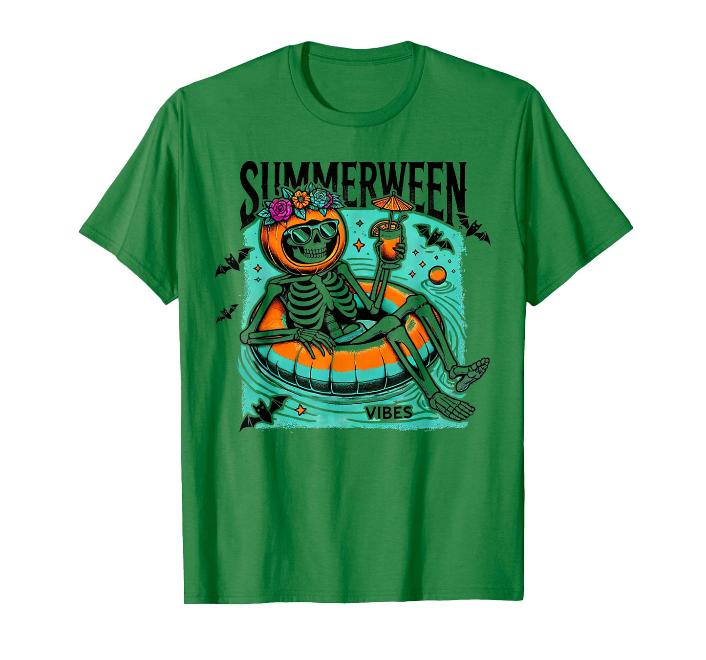 Summerween Vibes - Halloween Summer Fun T-Shirt