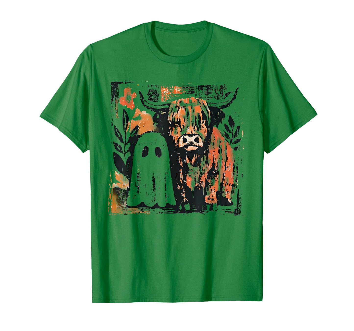 Haunting Until The Cows Come Home Ghost and Cow Halloween T-Shirt