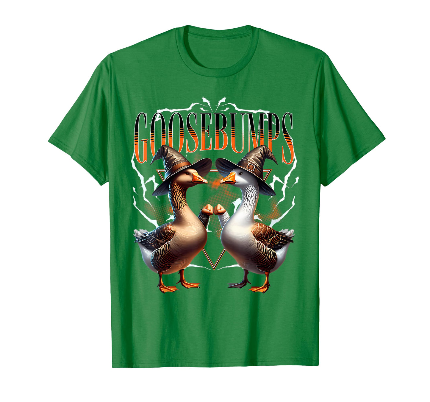 Goose Bumps Goose Witch Halloween T-Shirt