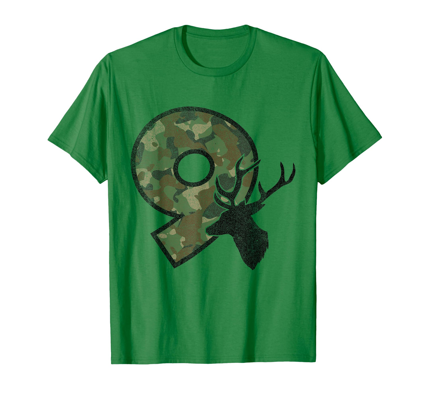 9 Nine Year Old Boy Ninth Birthday Country Camo Deer Hunter T-Shirt