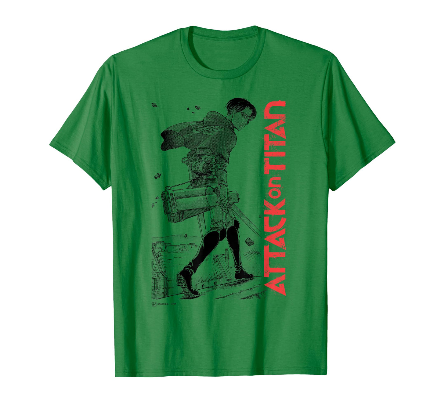 Attack on Titan Levi Ackerman Japanese Manga Epic Portrait T-Shirt