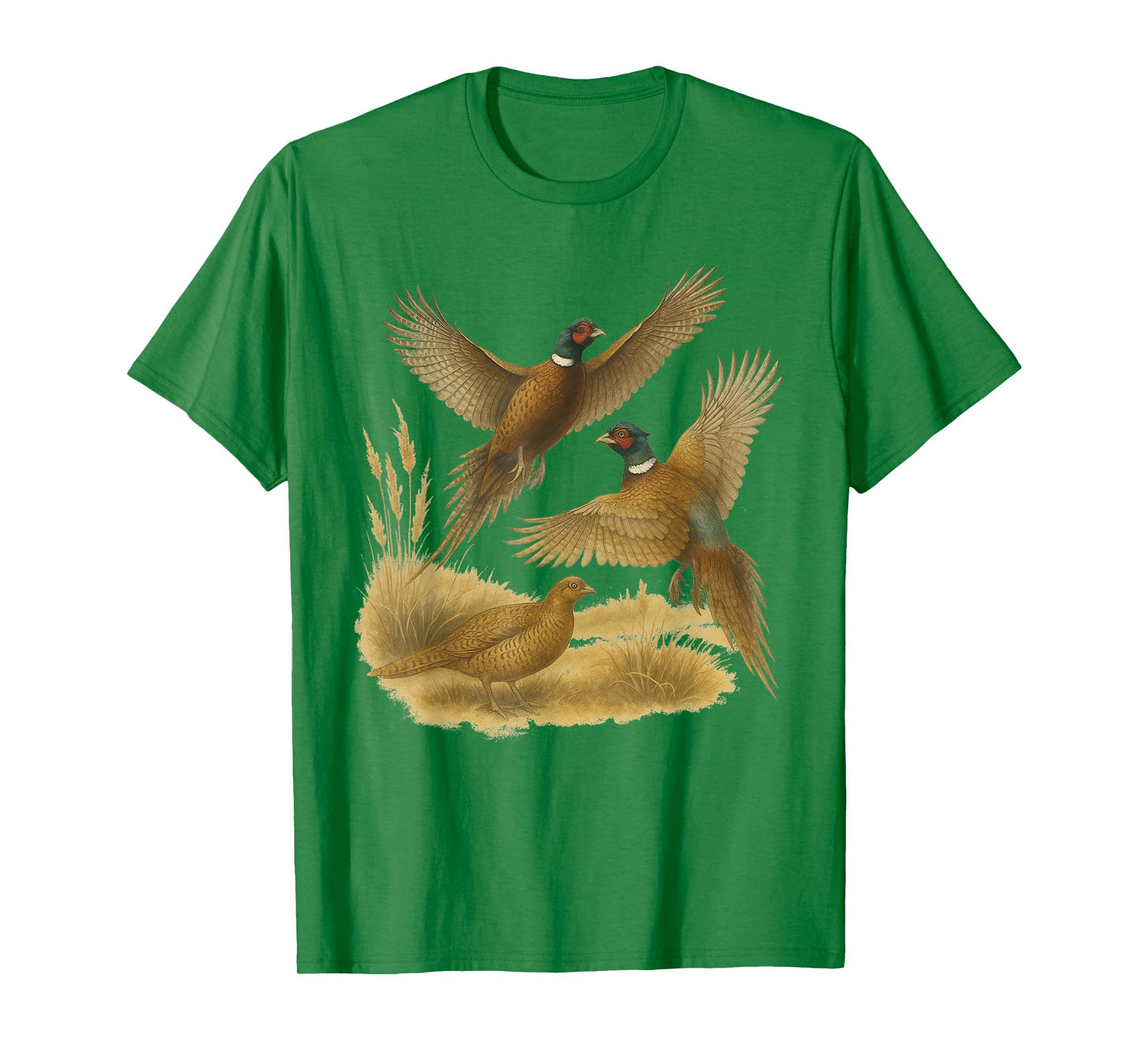 Retro Pheasant 90s Nature Vintage Wildlife Bird T-Shirt