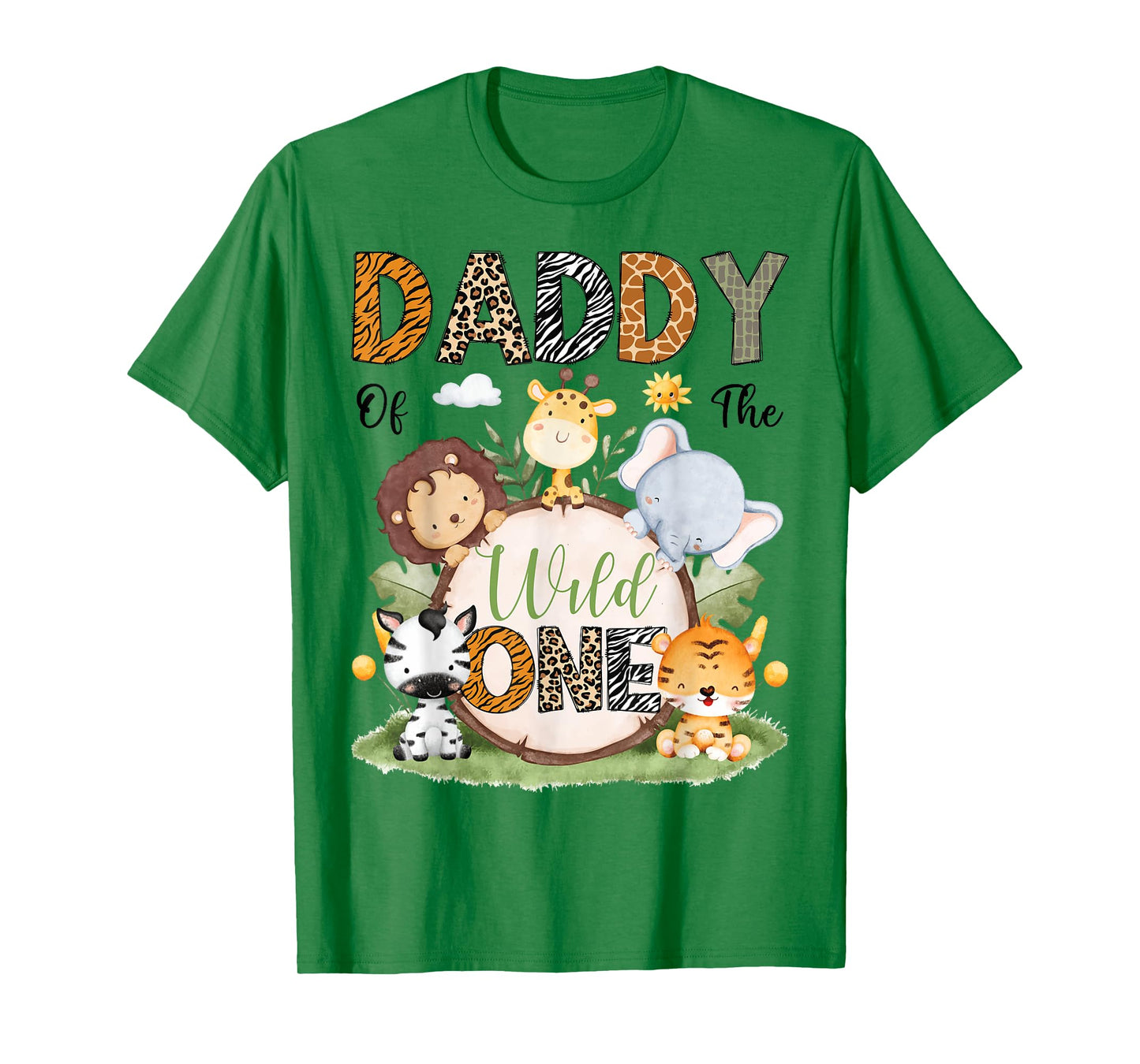 Daddy Of The Wild One 1St Birthday Boy Safari Lover T-Shirt