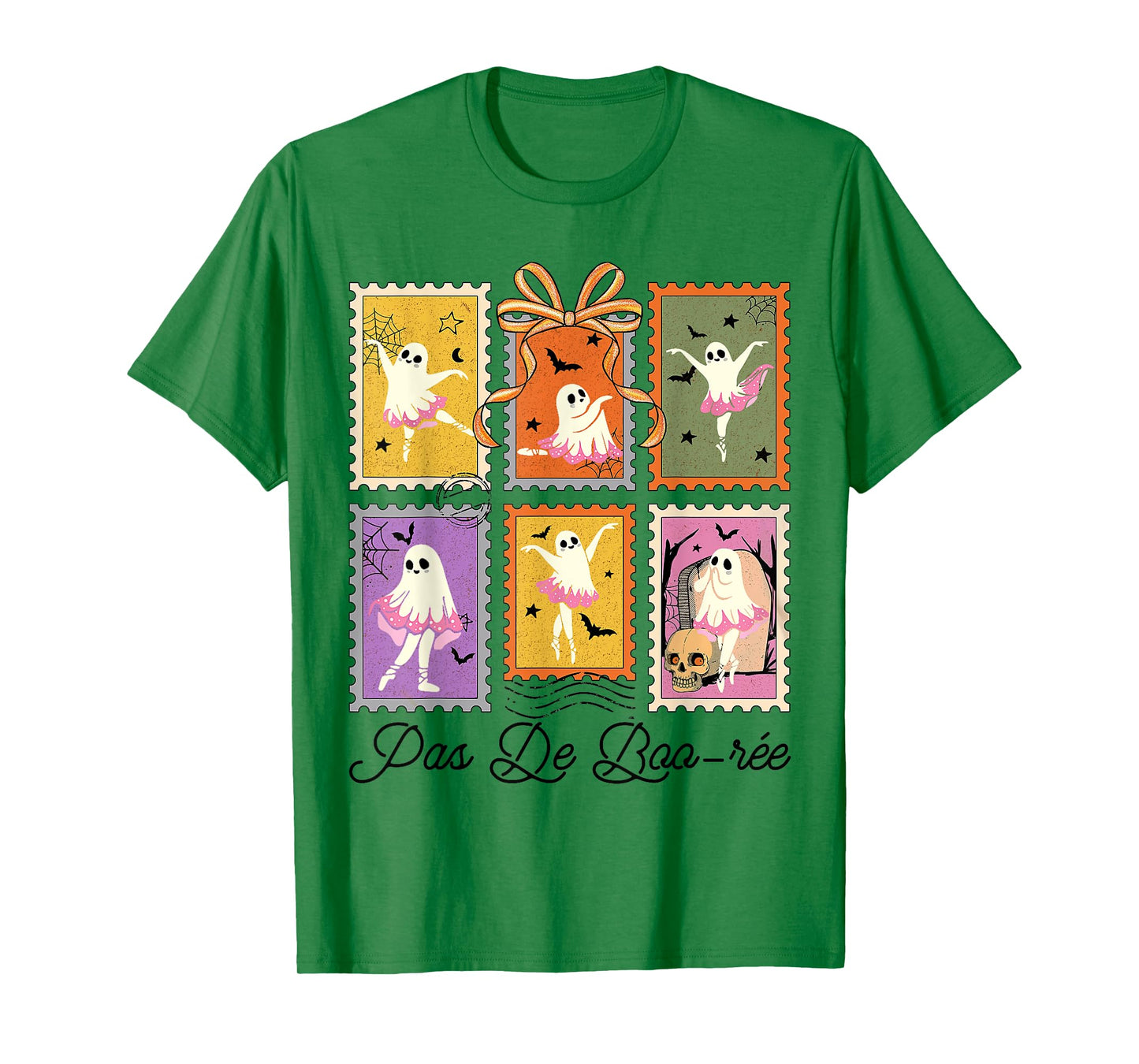 Pas de BOO-rée Ghost Ballet Dancer Halloween Dance Teacher T-Shirt