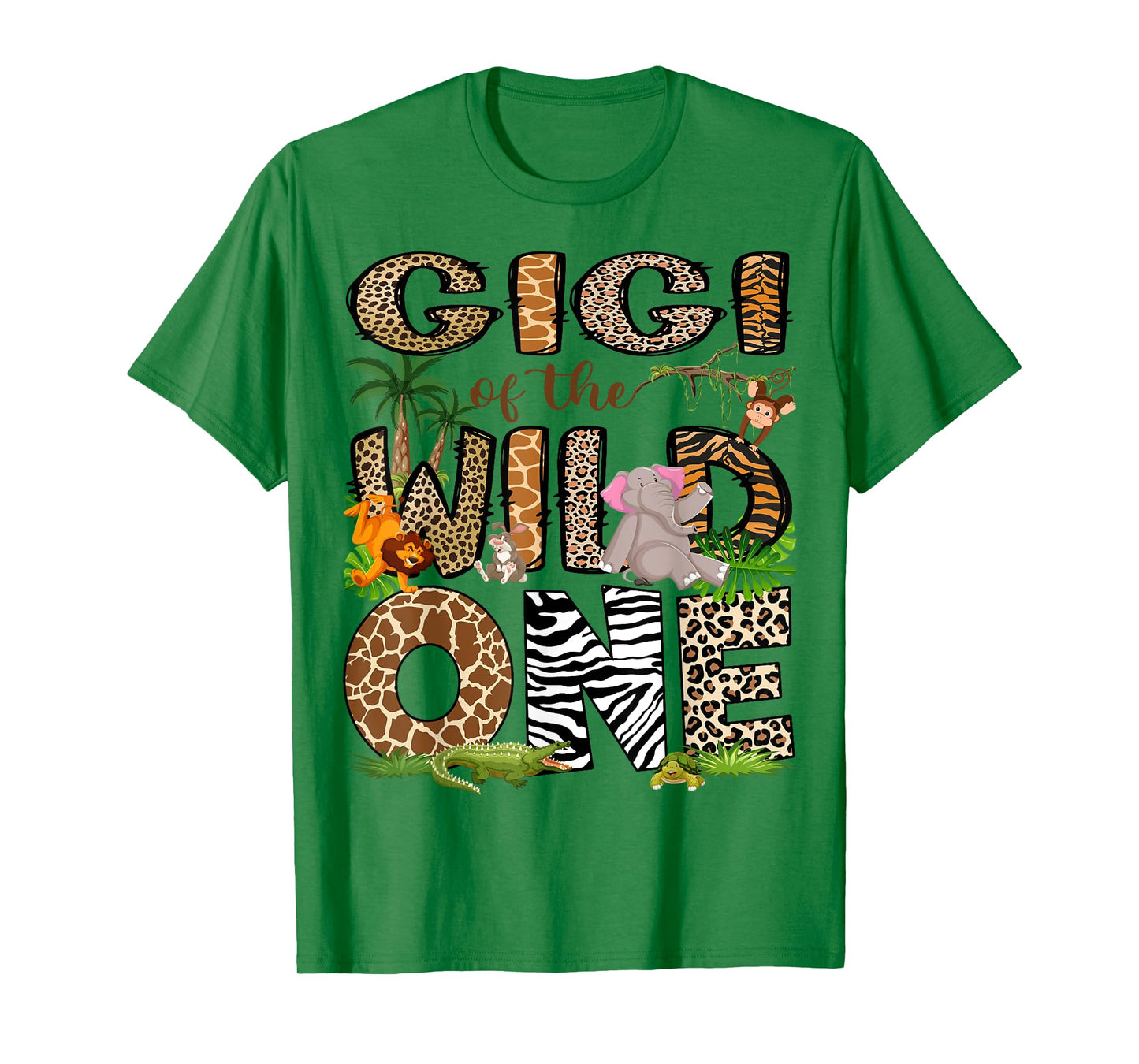 Gigi Of The Birthday Wild One 1St Birthday Safari T-Shirt