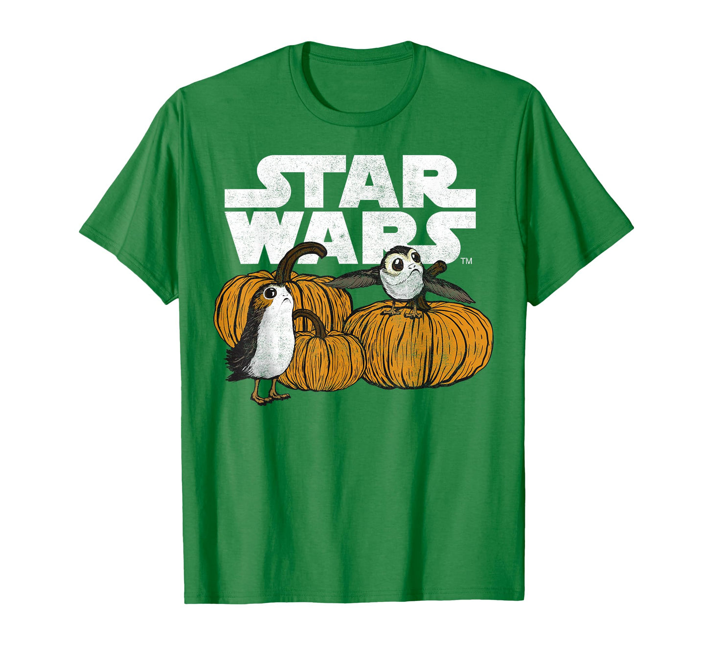 Star Wars Porg Pumpkin Patch Halloween T-Shirt
