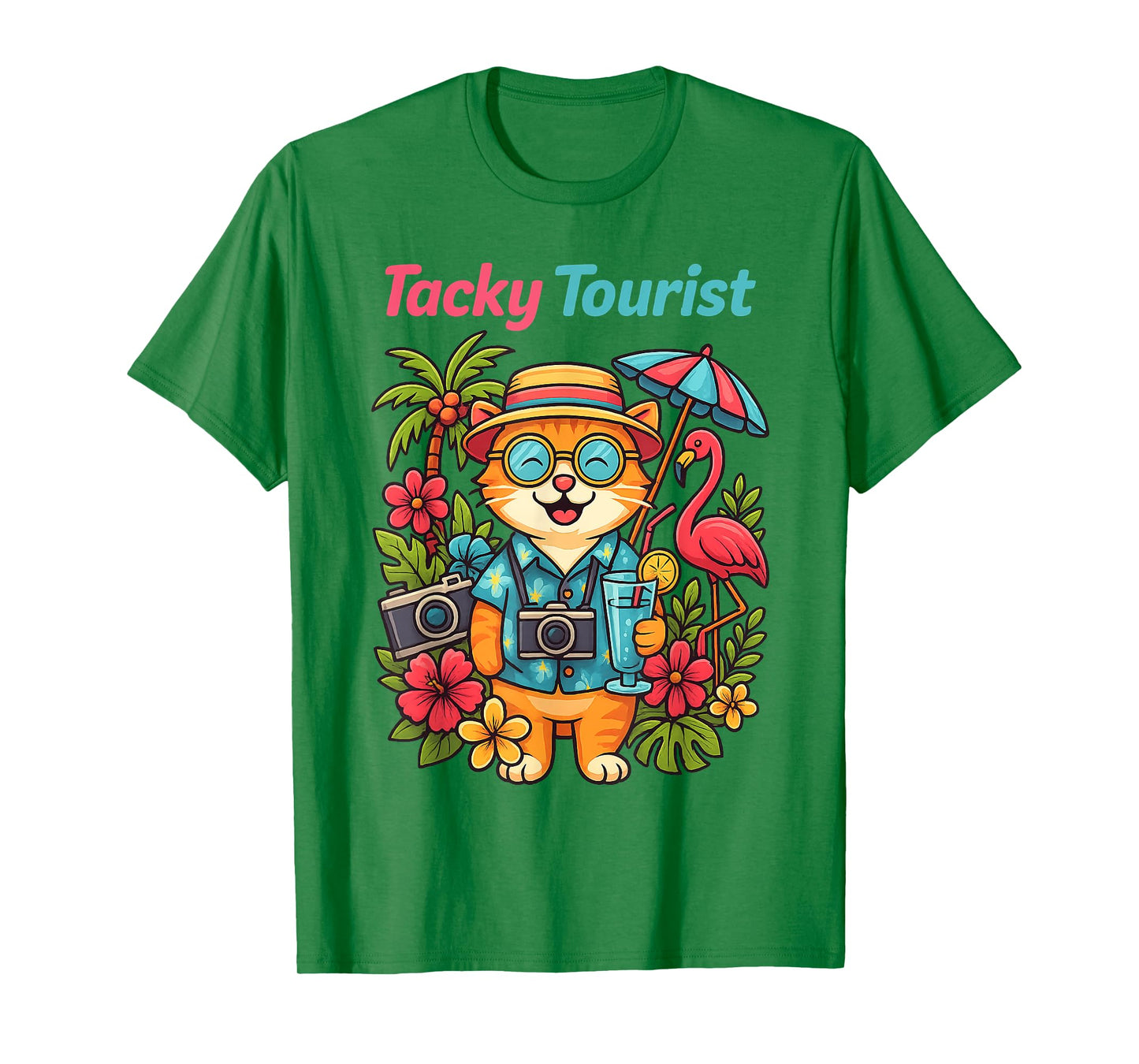 Vacay Tacky Tourist Outfit Wacky Cruise Costume Idea Tacky T-Shirt