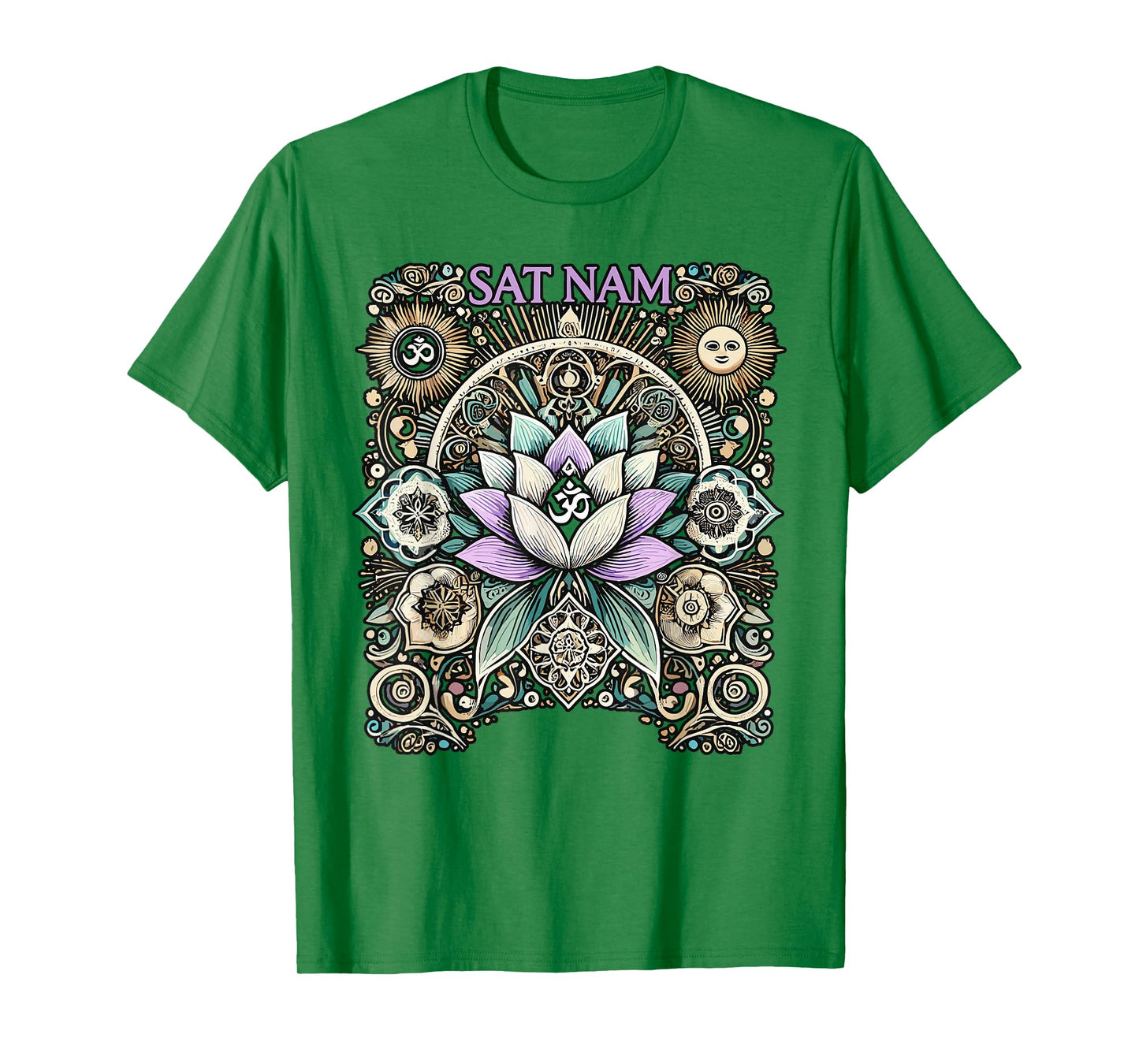 Sat Nam Kundalini Yoga Indian Meditation Yoga Lover Yogi T-Shirt