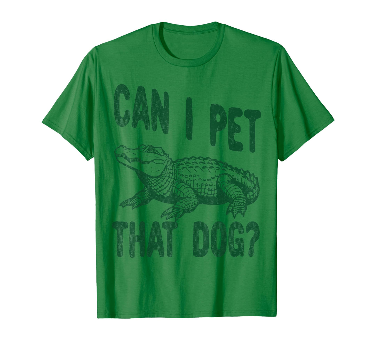 Can I Pet that dog Funny alligator Zoo worker reptile lover T-Shirt