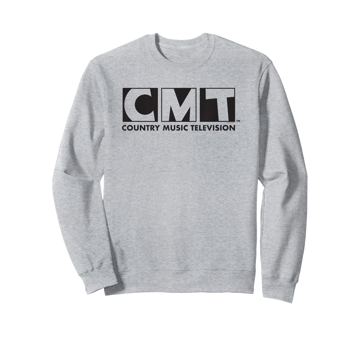 CMT Country Music Television Classic Black Letter Logo T-Shirt