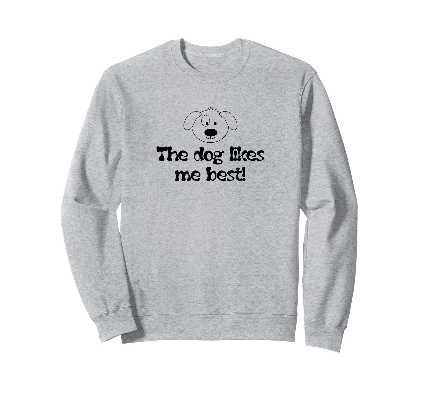 "Dog Likes Me Best" Funny Pet Owner T-shirt for Dog Lovers T-Shirt