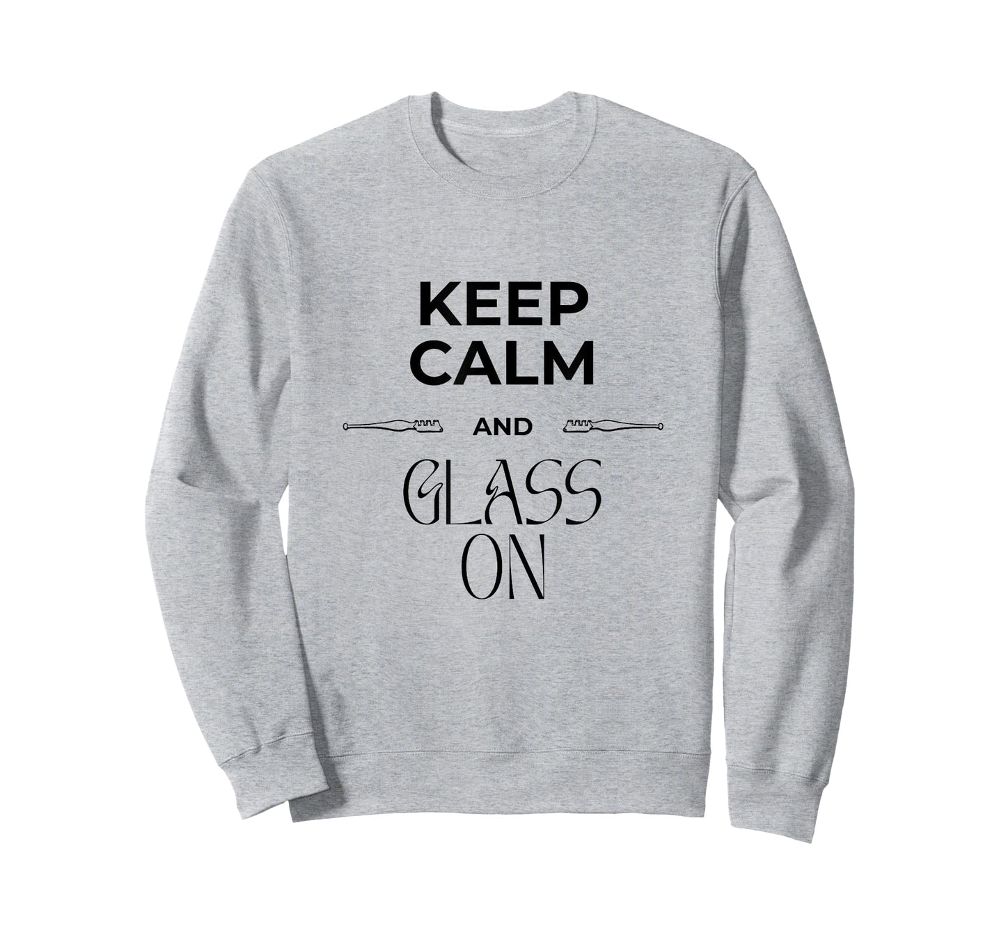 Funny Fused Stained Mosaic Blown Glass Artist Keep Calm T-Shirt