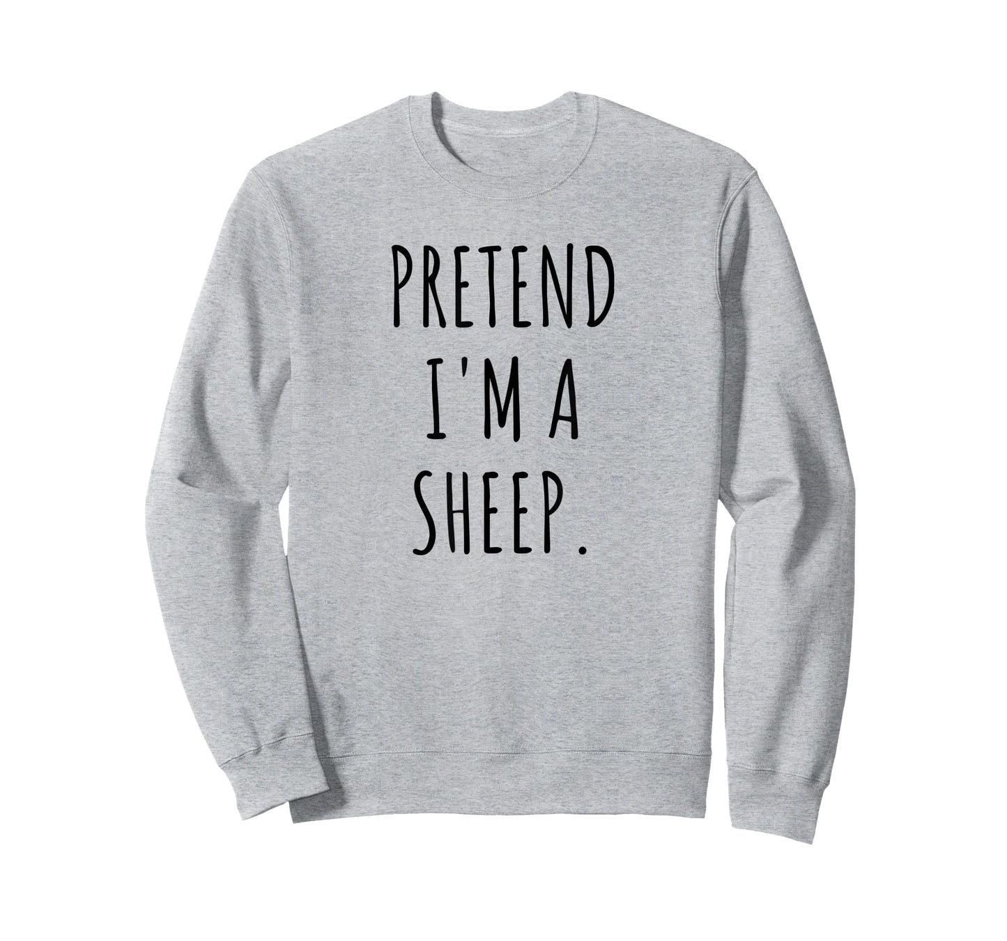 Pretend I'm A Sheep Funny Lazy Halloween Costume T-Shirt