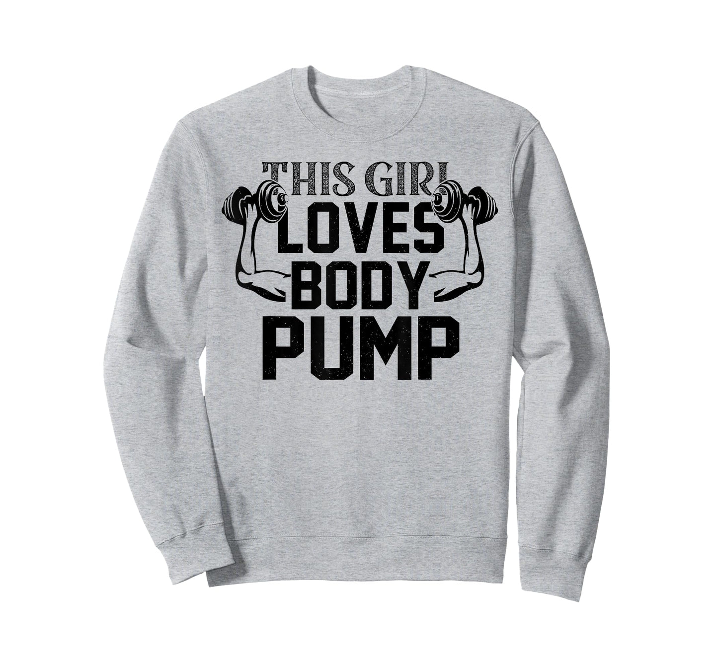 Girl Love Body Pump Female Gym Instructor Funny Fitness Girl T-Shirt