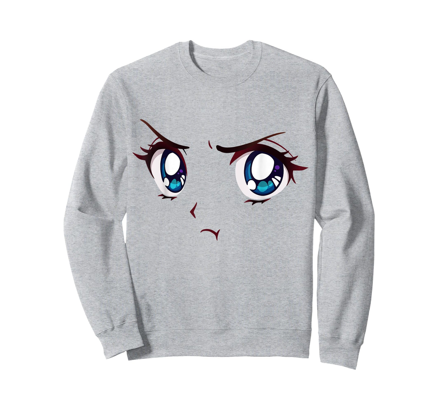 Angry Anime Eyes Shirt Face Mood Aesthetic Anime Merch T-Shirt
