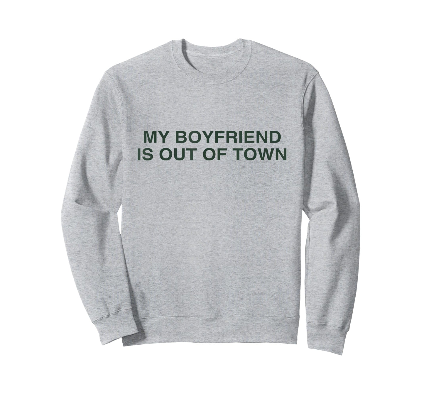 My Boyfriend is Out of Town Y2K Slogan Women T-Shirt