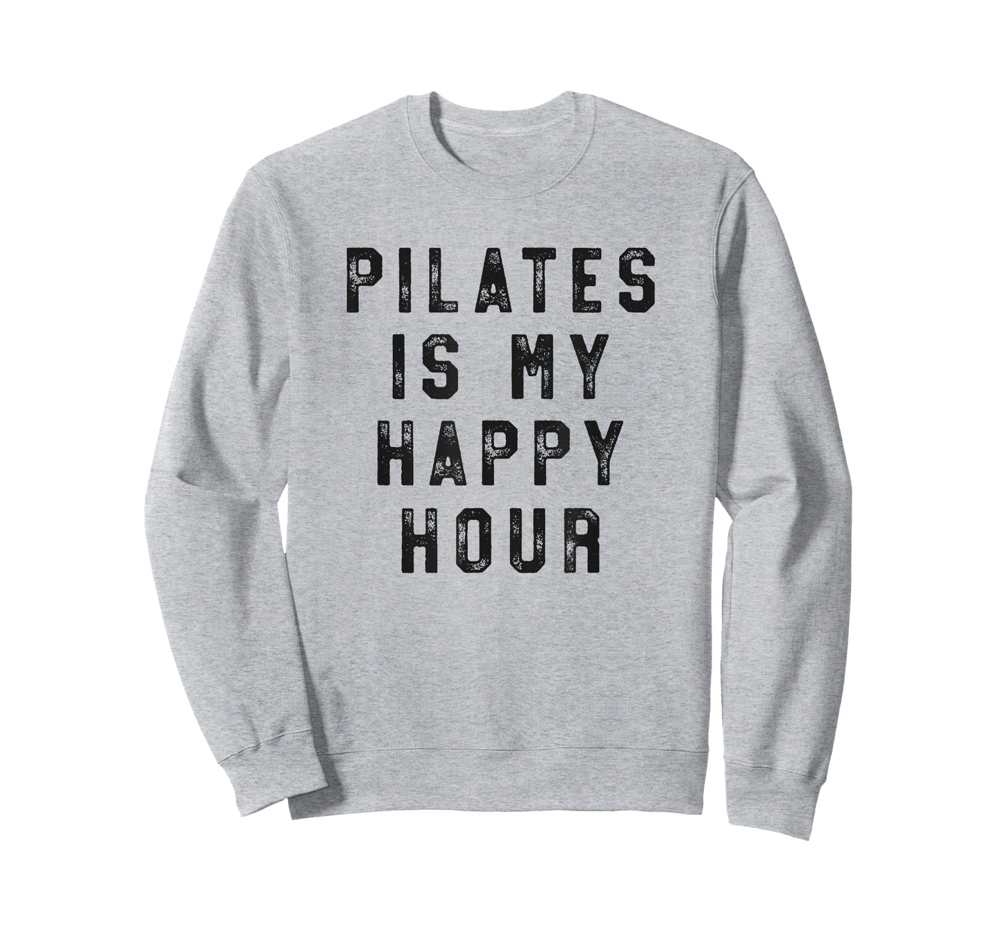 Pilates Is My Happy Hour T-Shirt for Women Funny Simple T-Shirt