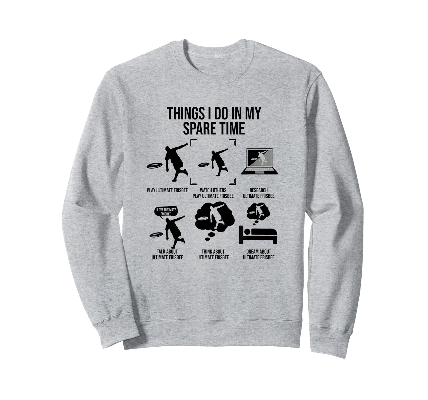 Things I Do In My Spare Time, Funny Ultimate Frisbee T-Shirt
