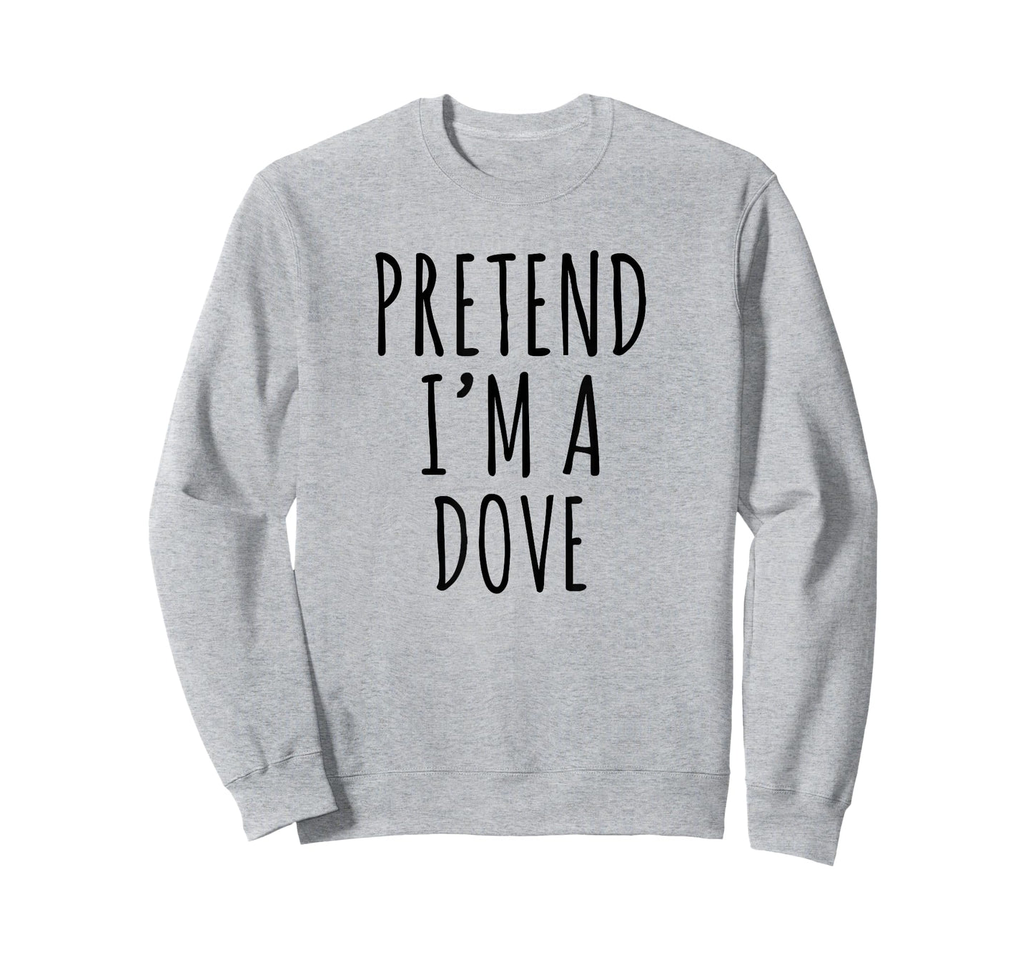 Lazy Halloween Costume Pretend I'm A Dove Simple T-Shirt
