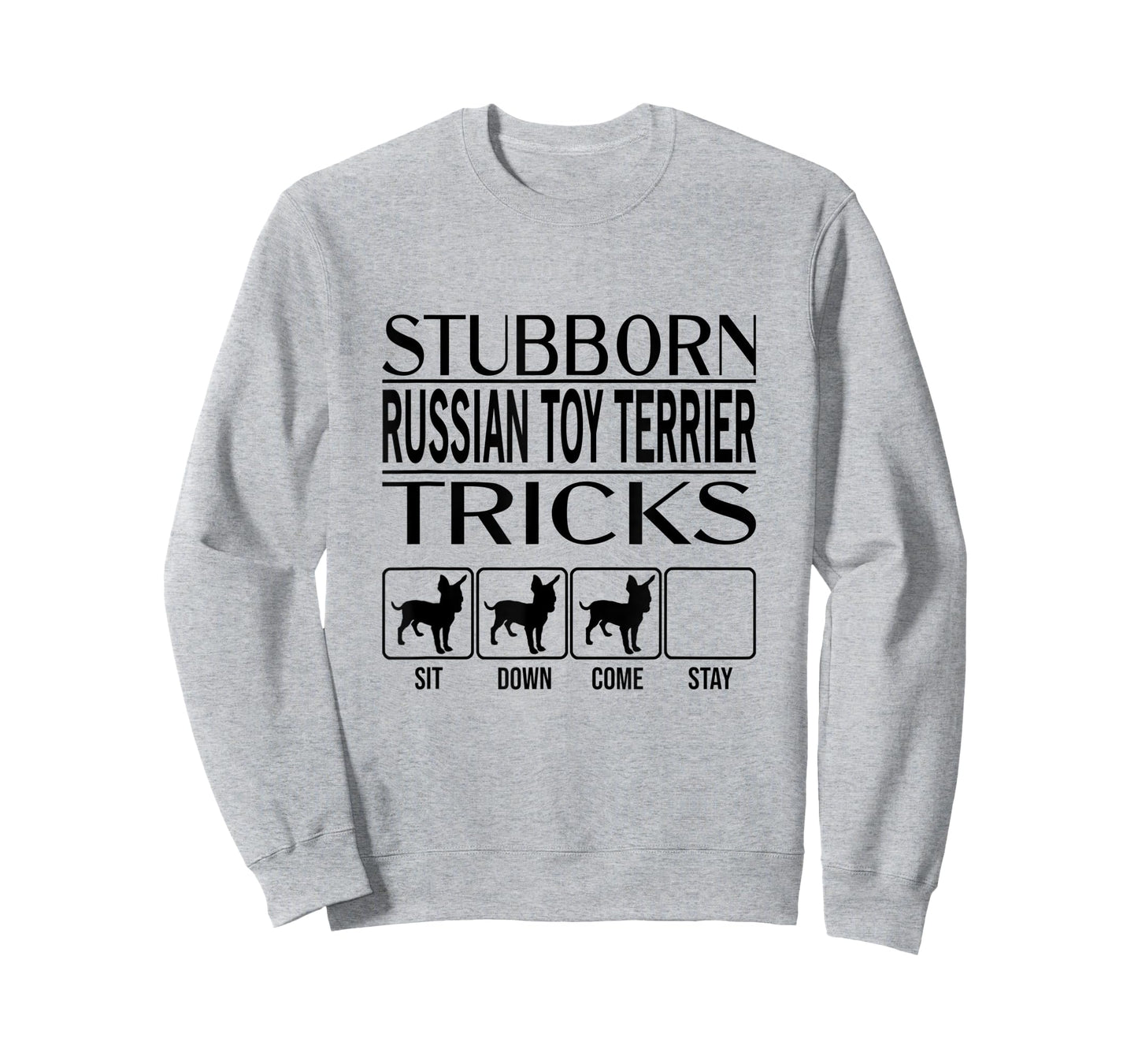 Stubborn Dog Tricks, dog gift, Funny Russian Toy Terrier Men Women Kids T-Shirt