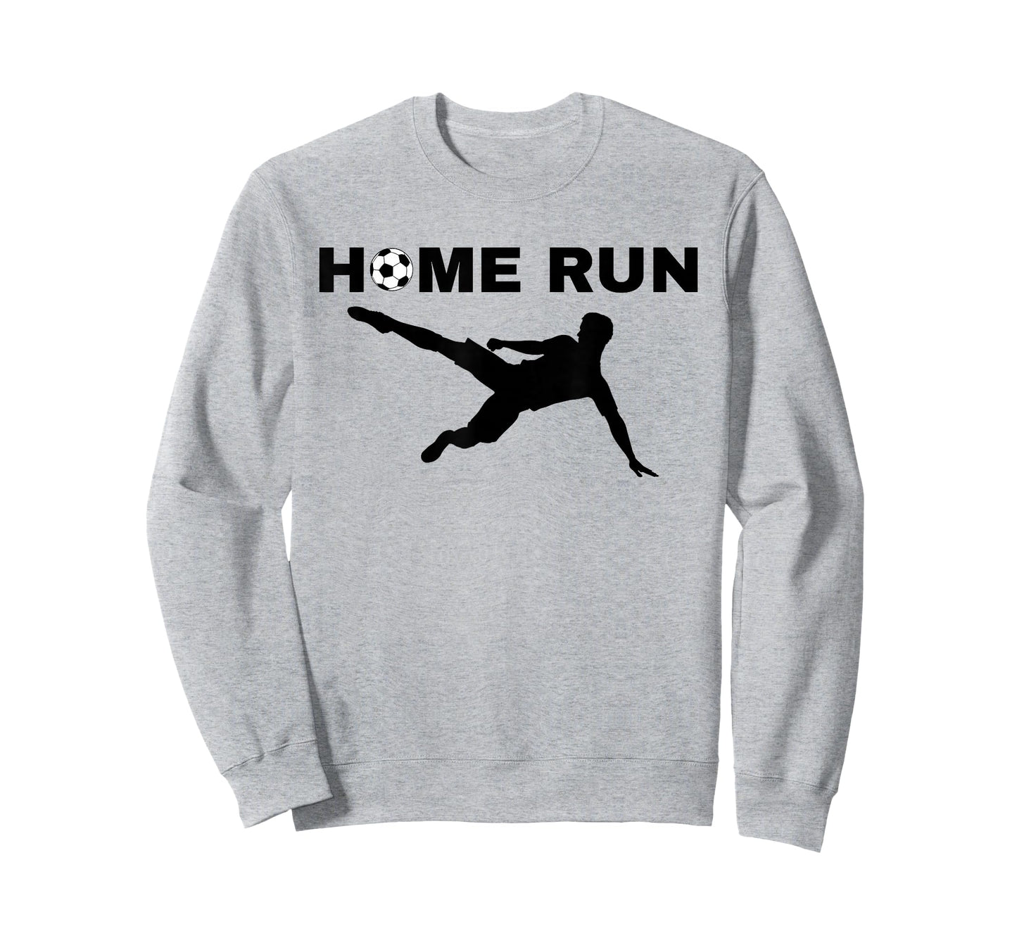 Home Run Soccer Ball Funny Sports Mashup Pun Humor Design T-Shirt