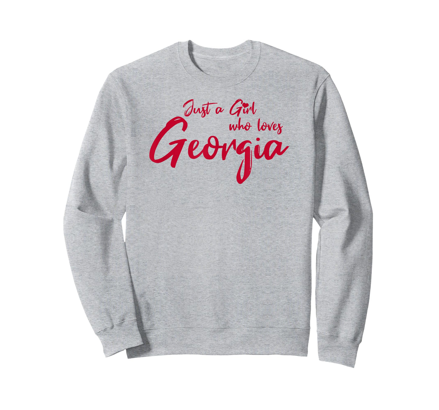 Just a Girl who Loves Georgia. Cute and Fun Game Day T-Shirt