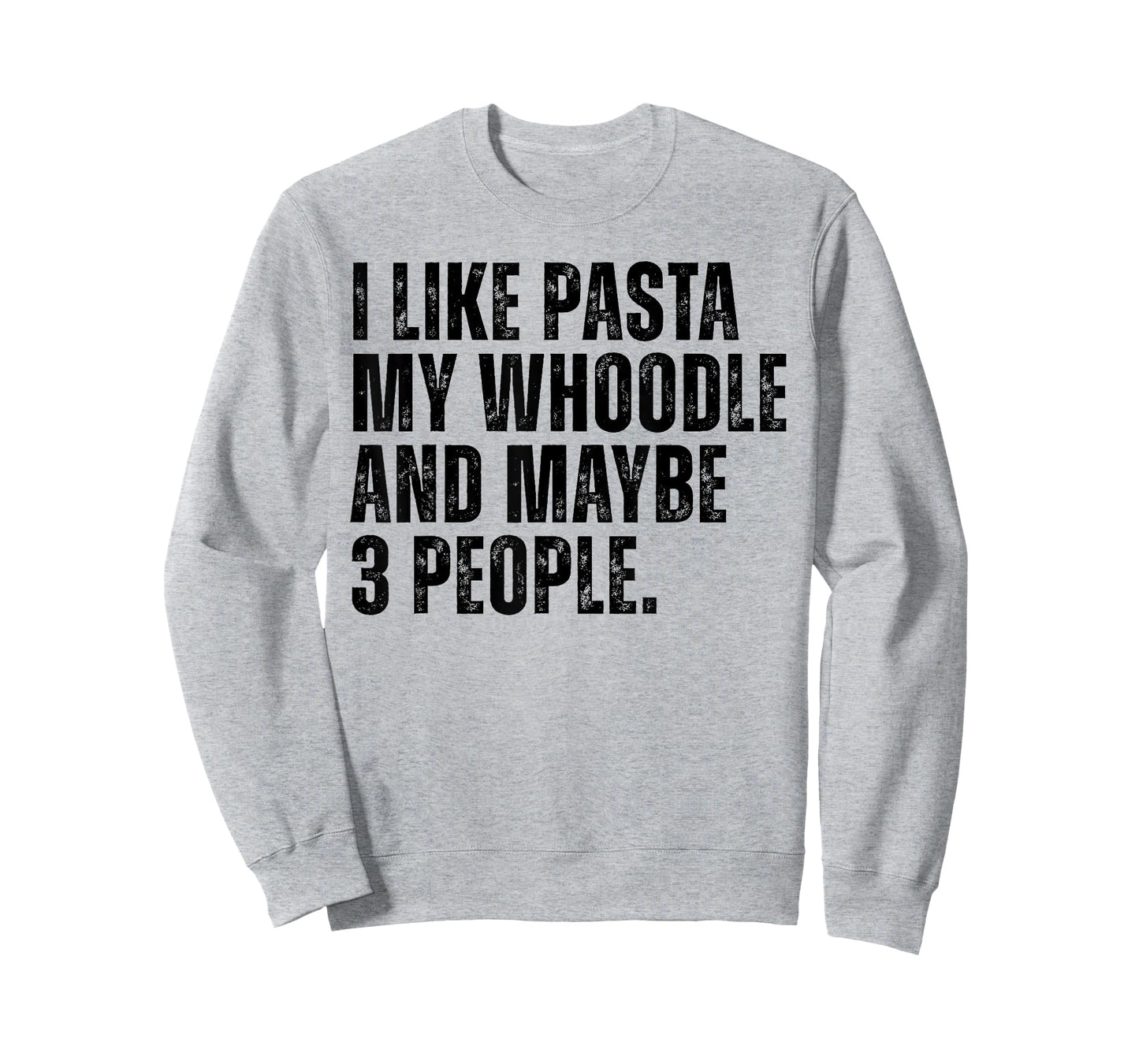 Whoodle Dog Owner Pasta Lover Funny Quote T-Shirt for Men Women