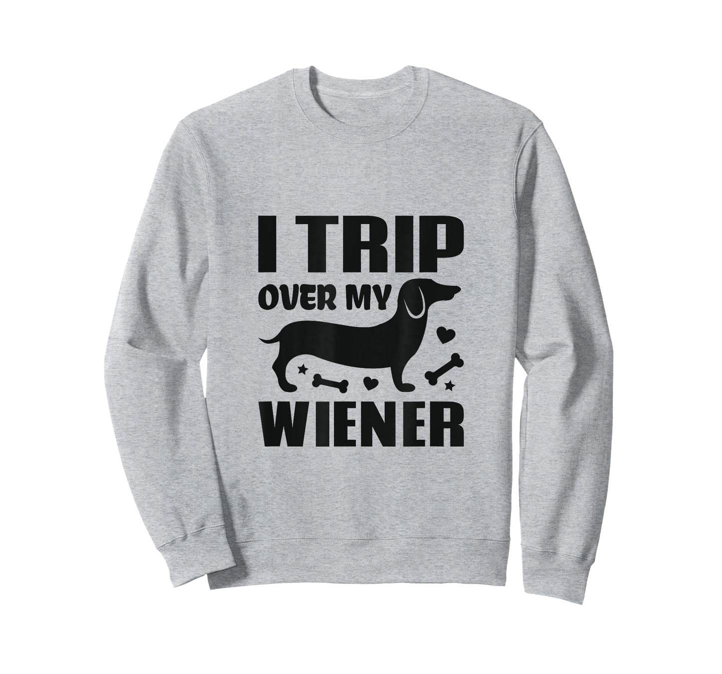 I Trip Over My Wiener Best Friend Dog Lover Dachshund T-Shirt for Men Women Girls Kids