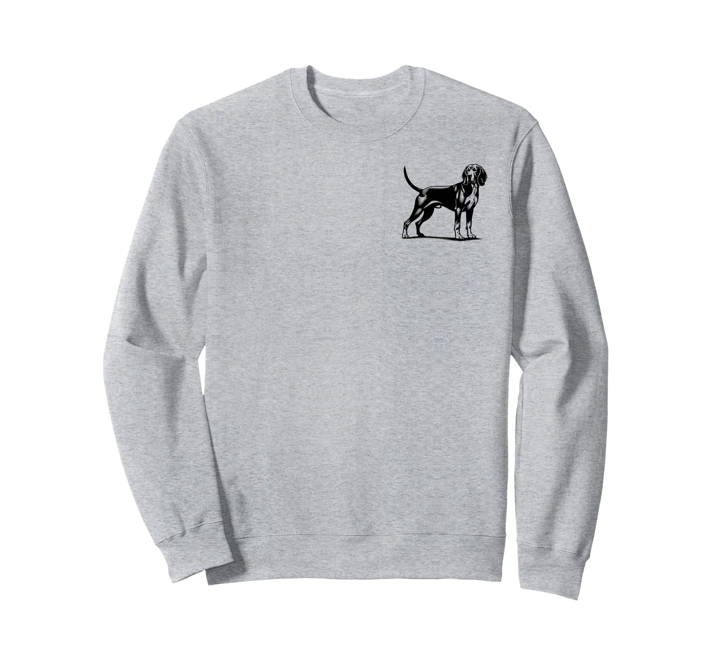 Dog Dad Mom Lover - Monochromatic Redbone Coonhound Men Women T-Shirt