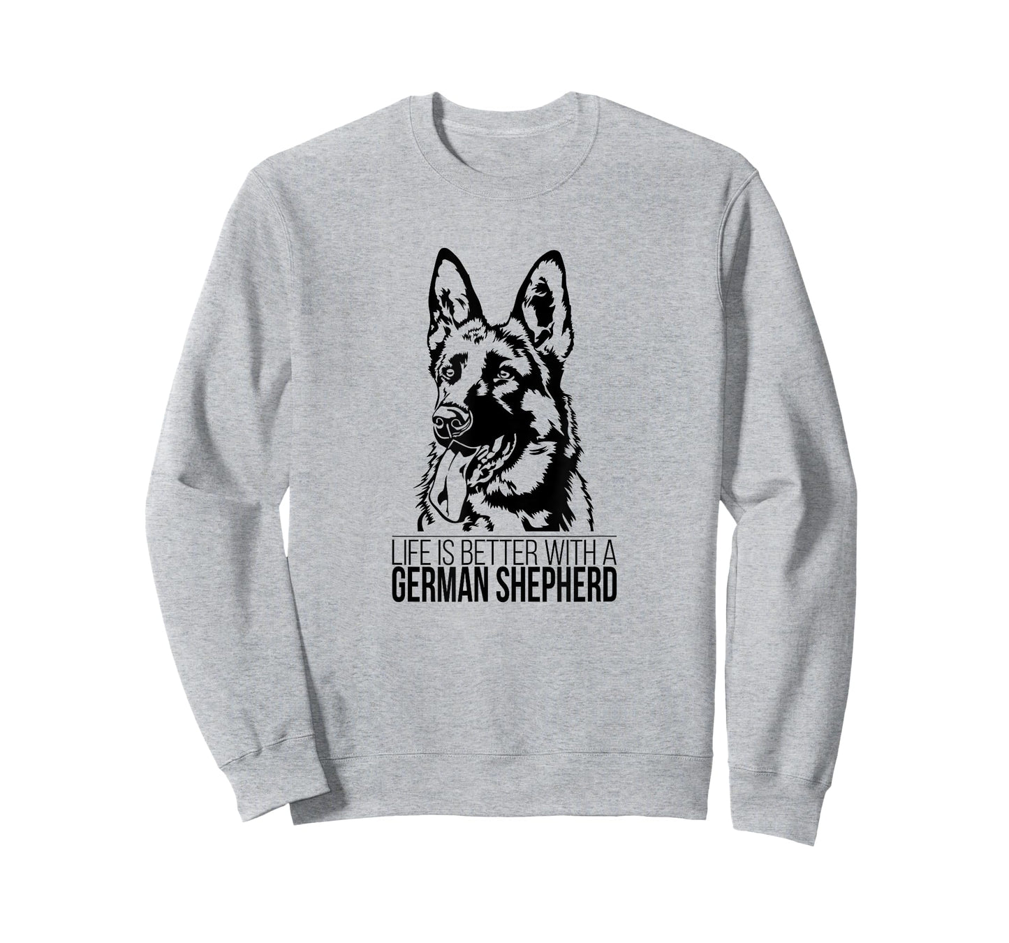Life is Better German Shepherd Dog funny dog mom dog T-Shirt