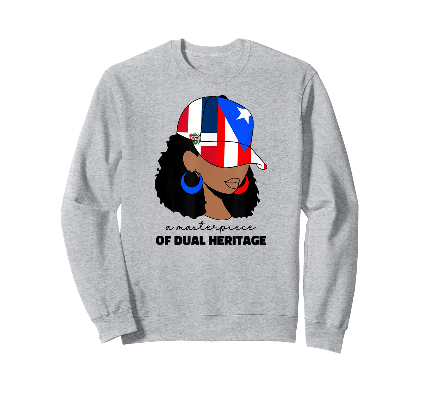 Dominican And Puerto Rican Rico Flag DominiRican Afro Women T-Shirt