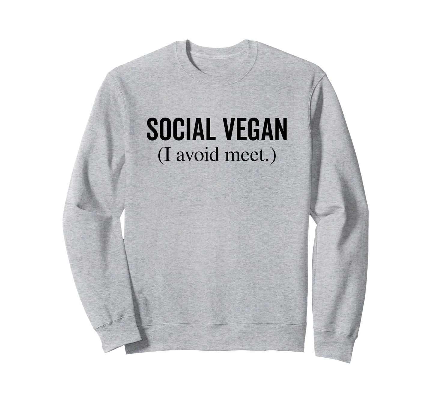Social Vegan I Avoid Meet Funny Introvert Humor T-Shirt