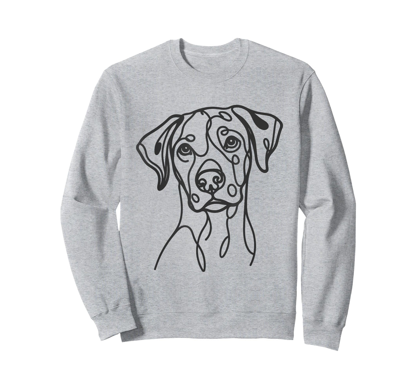 Line Art Dad Mom Dog - Catahoula Leopard T-Shirt