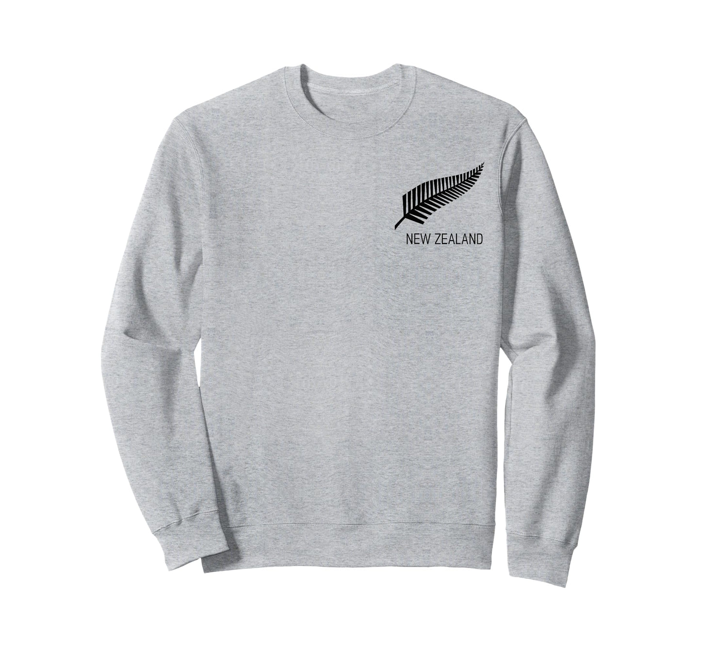 Black New Zealand Fern Shirt Mens Black Proud Kiwi NZ Rugby T-Shirt