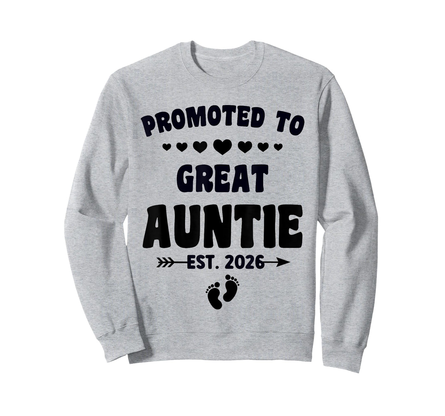 Promoted To Great Aunt Est. 2026 Pregnancy Announcement T-Shirt