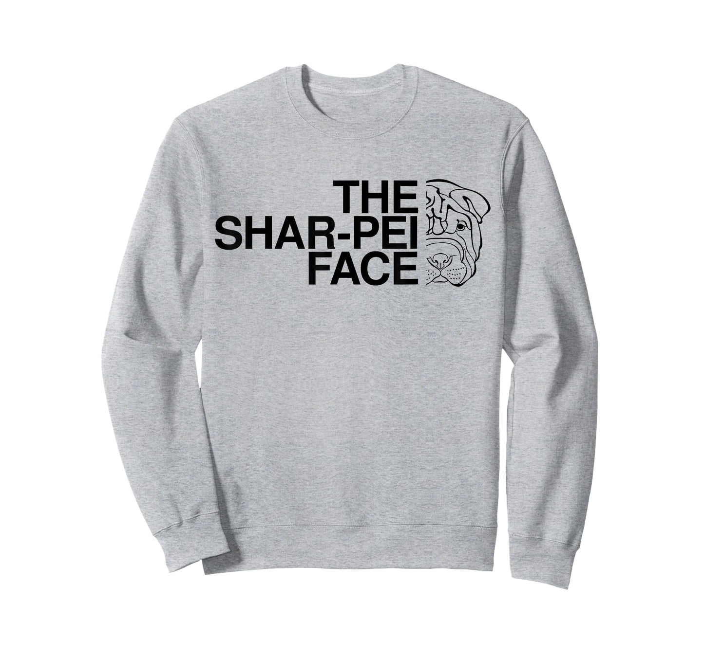 The Shar-Pei Face T-Shirt | Shar Pei Dog Shirt T-Shirt for Men Women Girls Kids