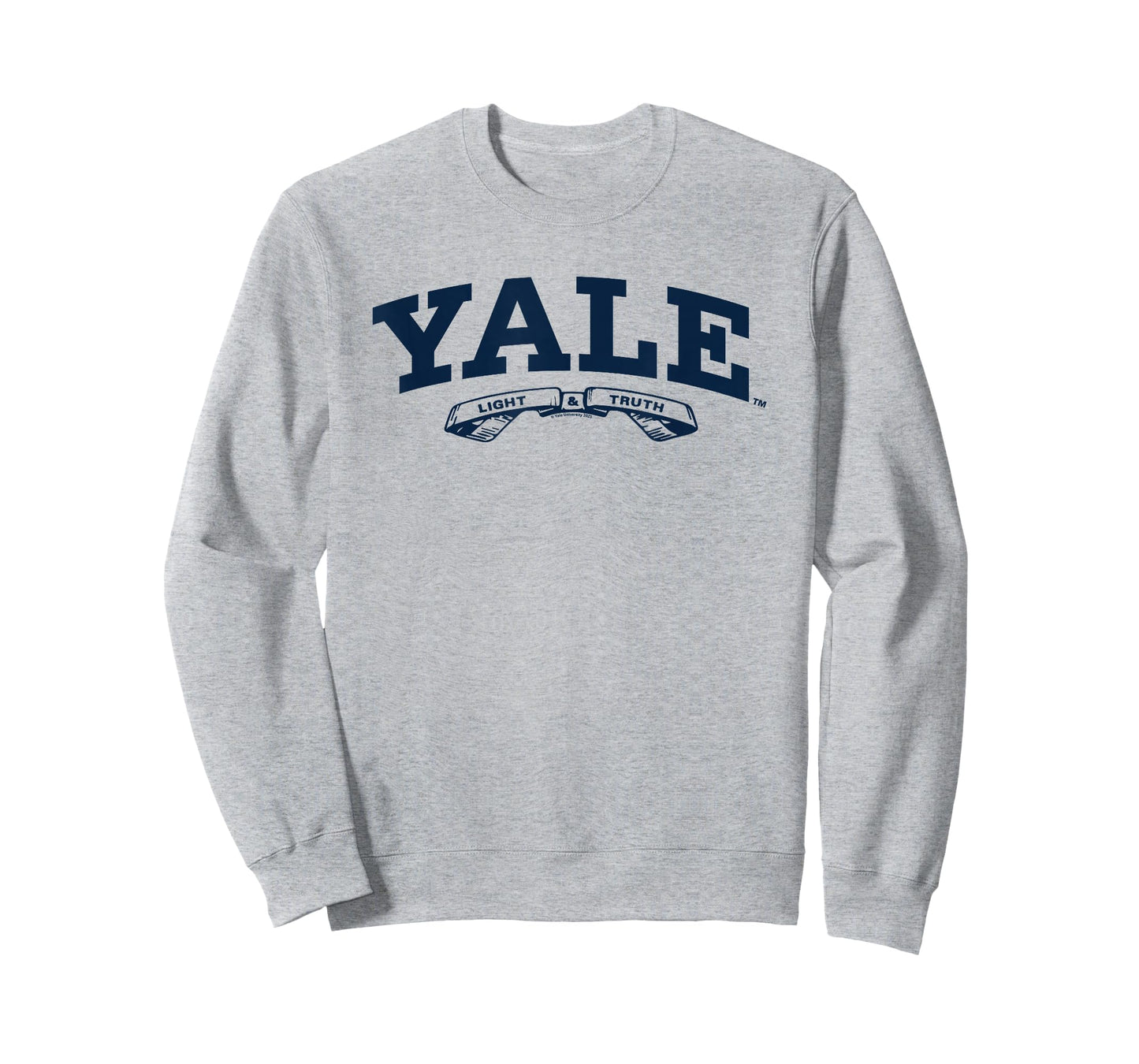 Yale University Light And Truth Big Varsity Logo T-Shirt