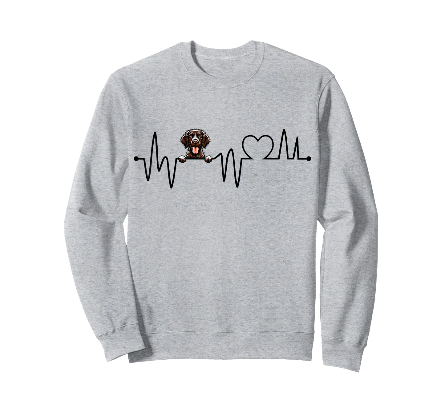 German Wirehaired Pointer Art For Men Women Kids GWP Lover T-Shirt