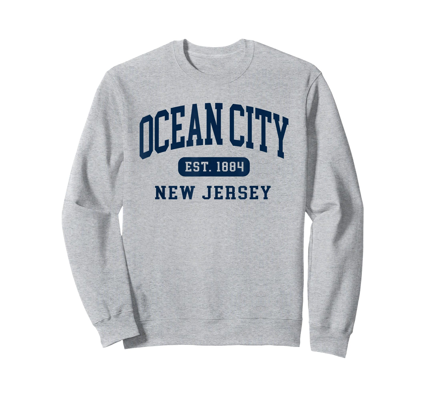 Ocean City New Jersey Retro Est Vintage Souvenir Mens Womens T-Shirt
