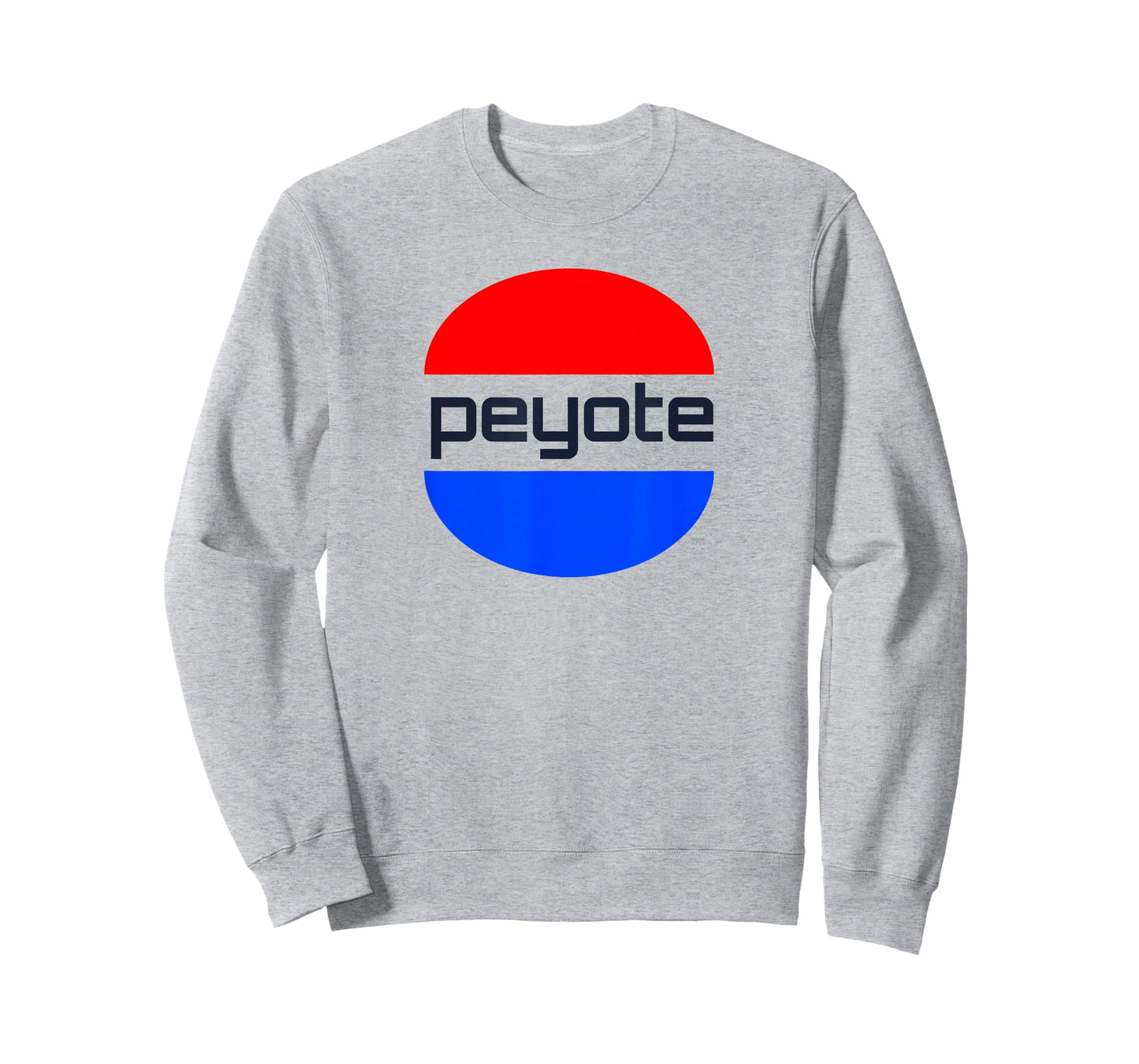 Peyote - Cool font With a Blue And Red Sphere Graphic T-Shirt