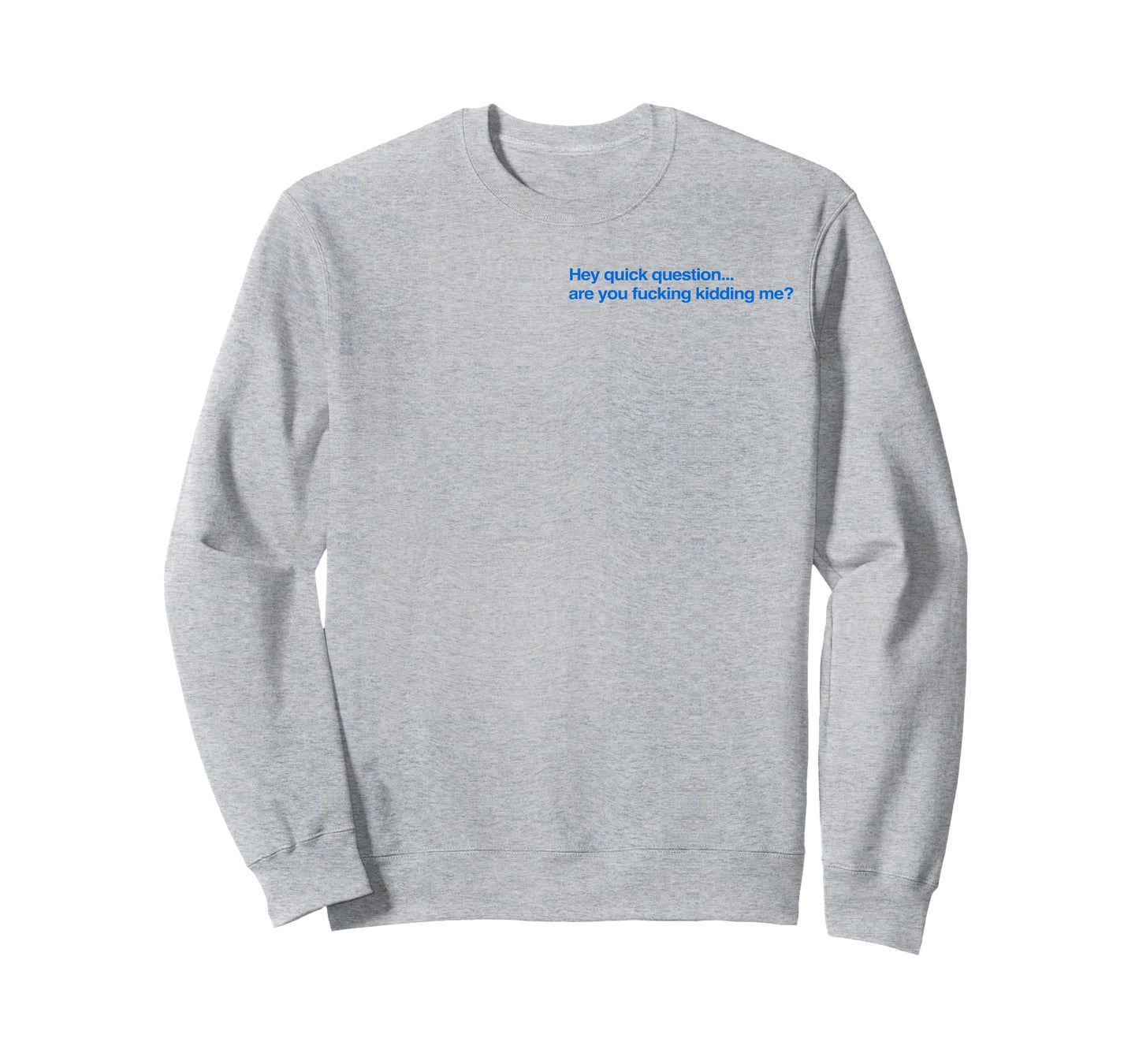 Hey Quick Question are You Fcking Kidding Me Funny T-Shirt